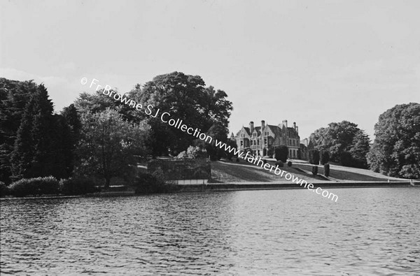 GLASLOUGH HOUSE  HOUSE FROM LAKE